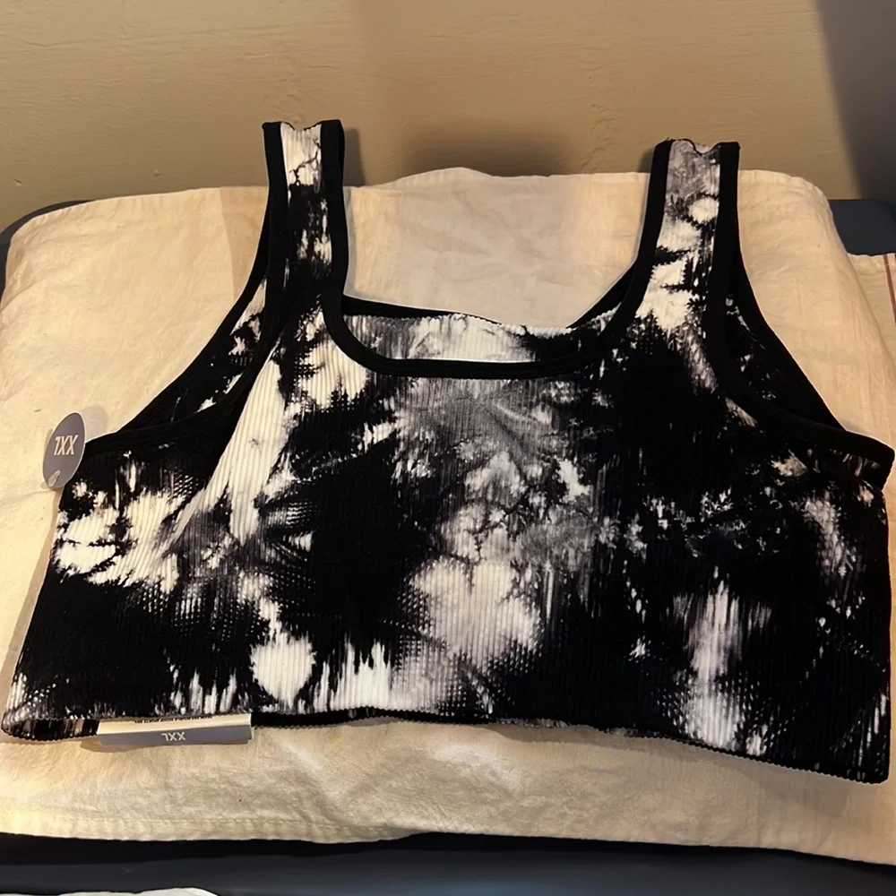 RESERVED FOR AMANDA PLUS ONE Avia Double Scoop Sports Bra Low Support size XXL - Picture 3 of 5